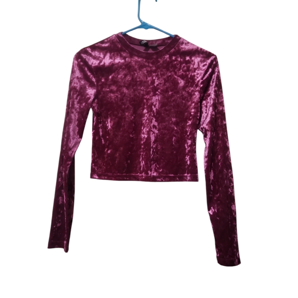 Divided Velvet Pink Long Sleeved Shirt Sz.S